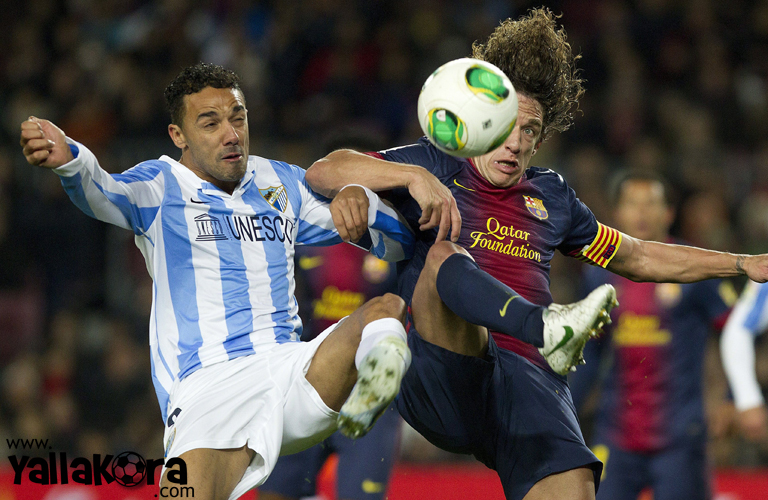 صور مباراة برشلونة ومالاجا