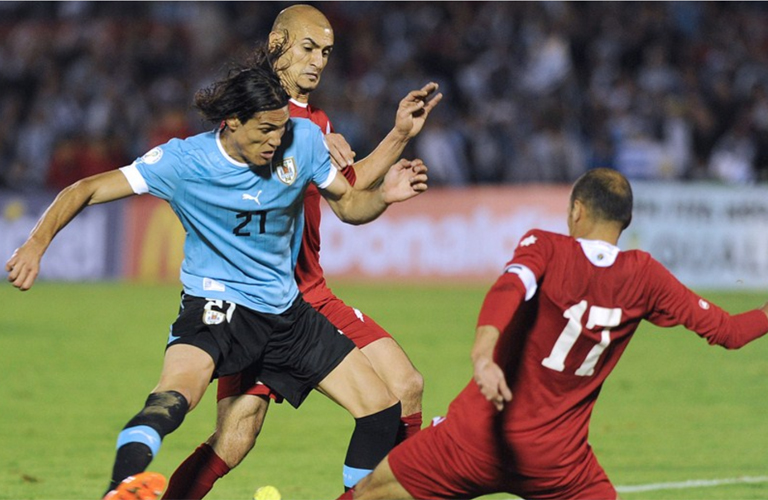 مباراة أوروجواي و الأردن