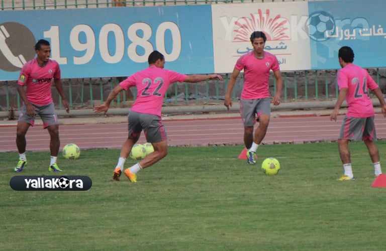 تدريبات الزمالك استعداداً للقاء وادى دجلة