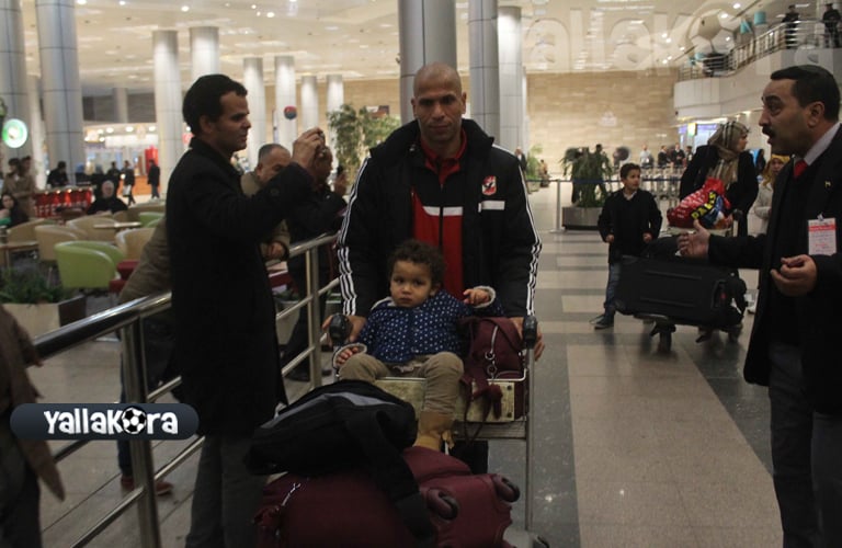 بعثة الاهلى تعود الى القاهرة قادمة من المغرب