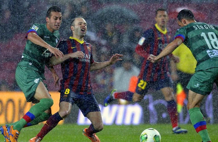 مباراة برشلونة و ليفانتي