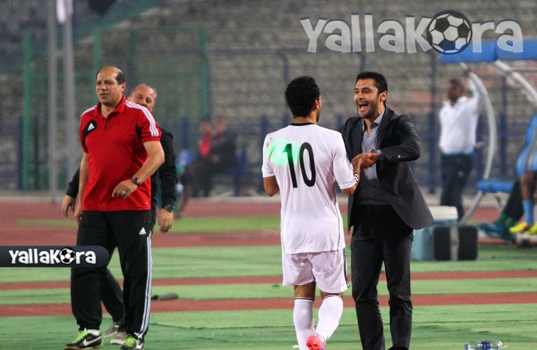فرحة لاعبو مصر بالاهداف فى بوتسوانا