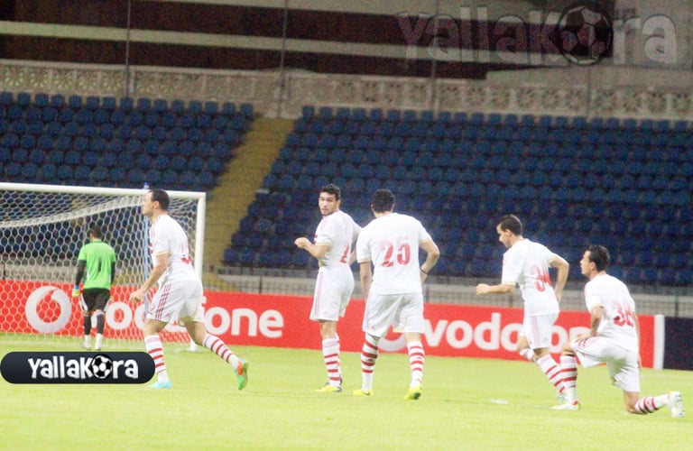 فرحة الزمالك بالفوز على الحدود
