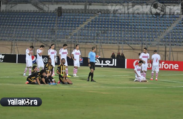 فرحة الزمالك ومشادة في المدرجات