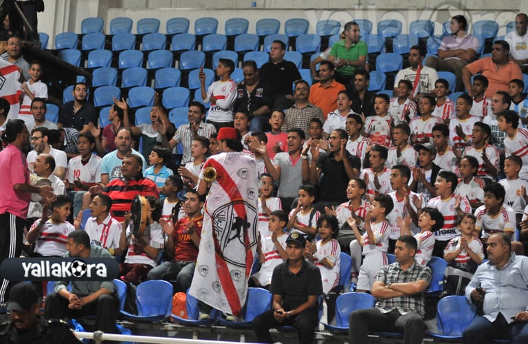 جماهير الزمالك في لقاء مازيمبي