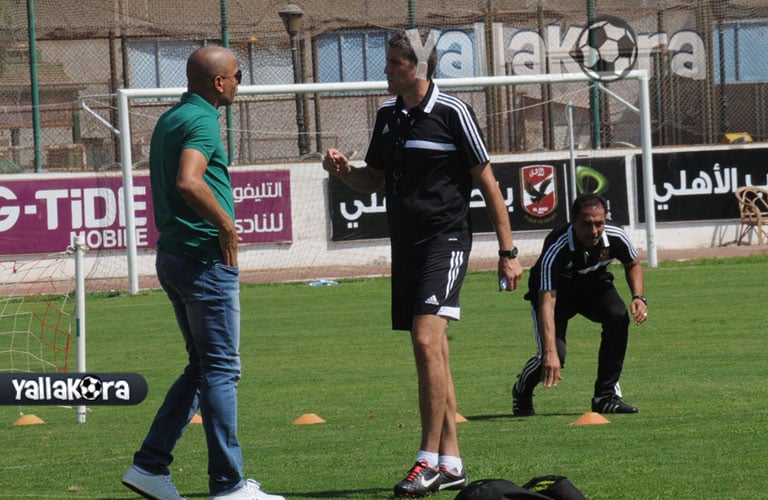 تدريب الأهلى الأخير قبل السفر لزامبيا
