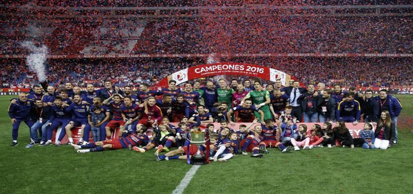 تتويج برشلونة بطلاً لكأس ملك اسبانيا
