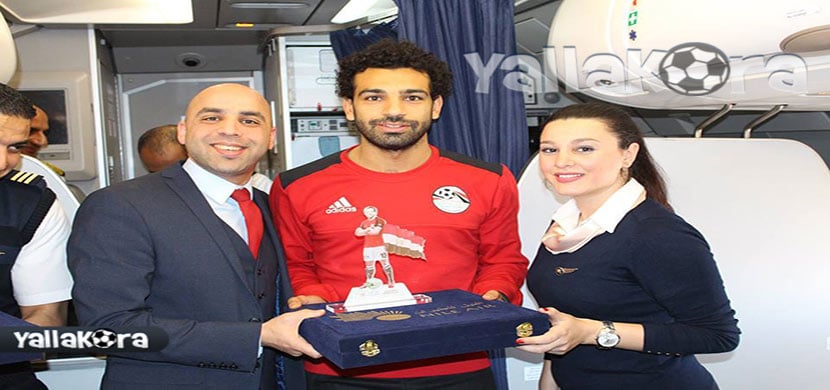 شركة الطيران تُكرم منتخب مصر