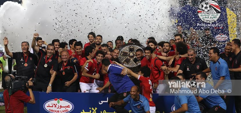 تتويج الأهلي بالدوري المصري