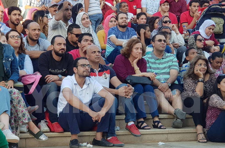 مباراة مصر والسعودية من كايرو فيستيفال سيتي