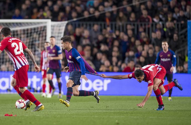 مباراة برشلونة وأتلتيكو مدريد