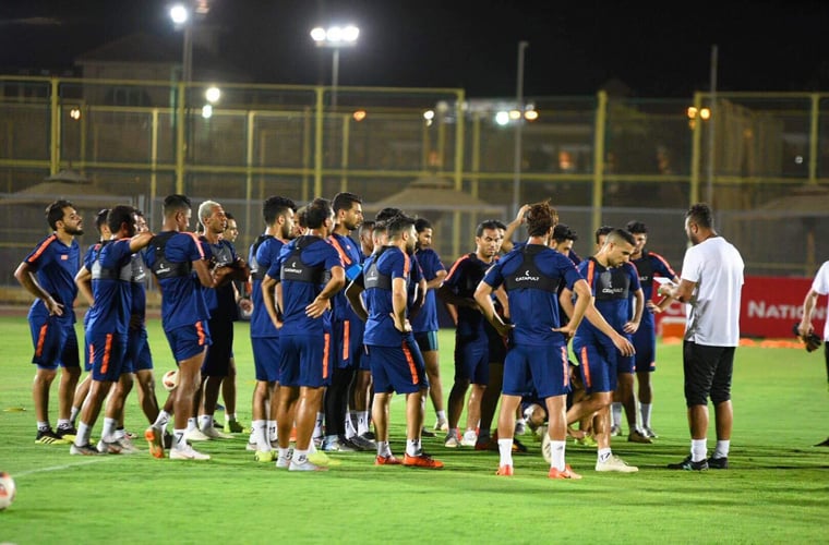 أول تدريب لميدو في مصر المقاصة