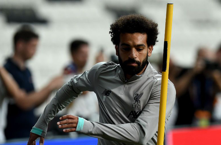 صلاح في مران ليفربول استعدادا لتشيلسي
