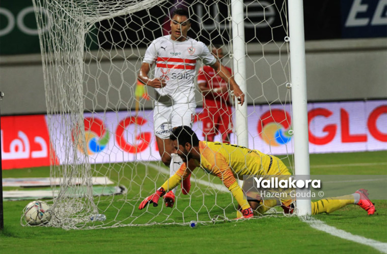 لقطات مباراة حرس الحدود والزمالك