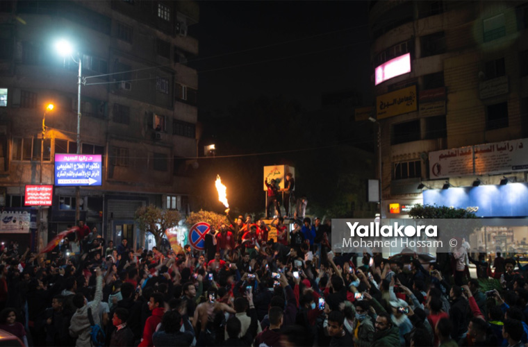 احتفال جماهير الأهلي بعد الفوز بدوري الأبطال