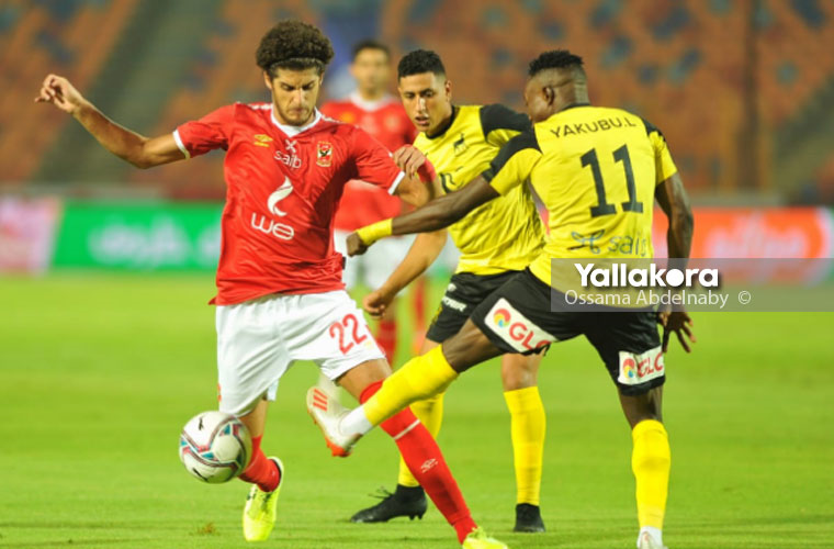 لقطات من مباراة الأهلي ووادي دجلة