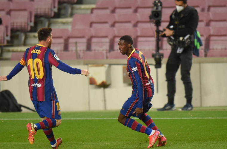 لقطات مباراة برشلونة وبلد الوليد