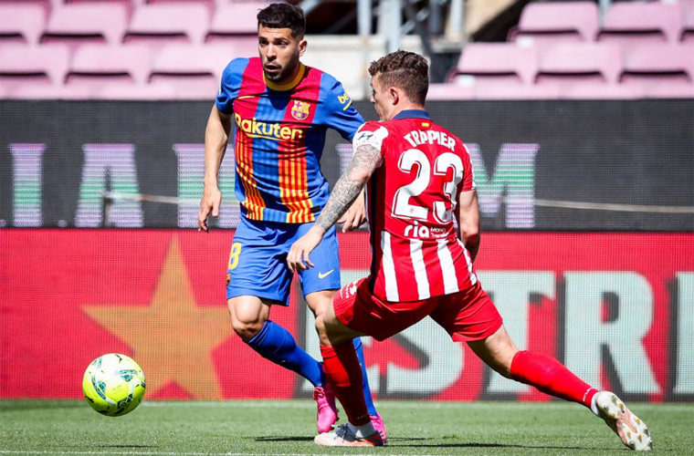 لقطات مباراة برشلونة وأتلتيكو مدريد