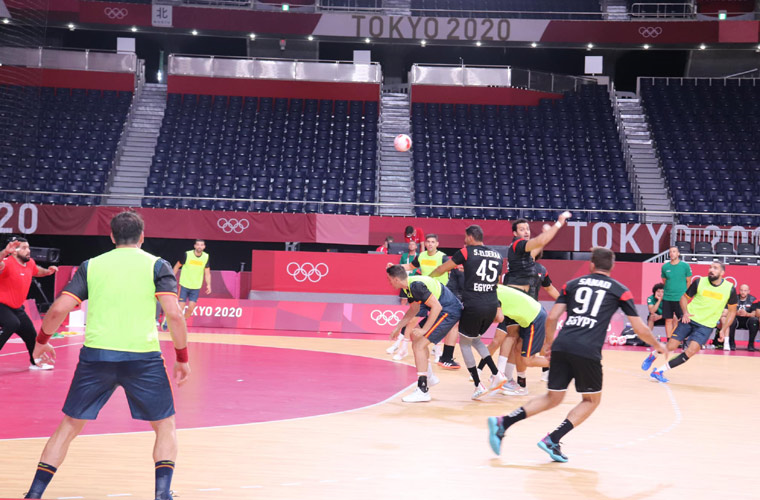 منتخب مصر لكرة اليد يستعد لأولمبياد طوكيو