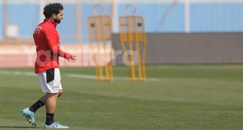 مران منتخب مصر قبل السغر إلى السنغال