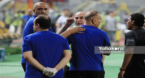 لقطات من مباراة الأهلي والمصري