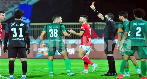 لقطات من مباراة الأهلي ومصر المقاصة