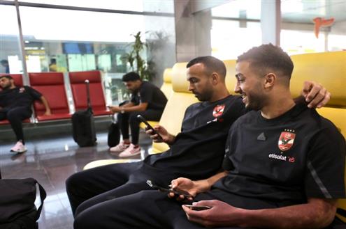 لقطات من سفر فريق الأهلي لجنوب افريقيا استعدادا لمواجهة صنداونز في الدوري الأفريقي