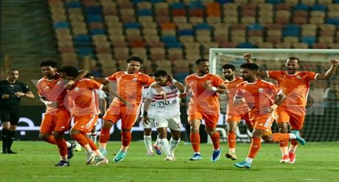 لقطات من مباراة الزمالك وبروكسي 