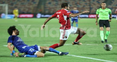 لقطات من مباراة الأهلي والألومنيوم