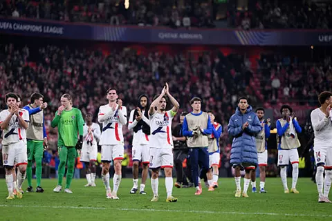 لقطات من مباراة أتلتيك بلباو وباريس سان جيرمان في دوري أبطال أوروبا