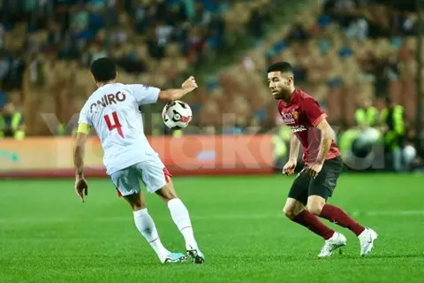 لقطات من مباراة الزمالك وسيراميكا كليوباترا (صور)