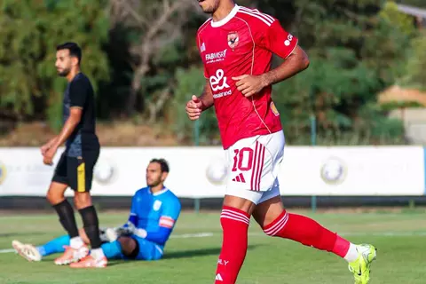 الظهور الأول لمحمد شريف مع الأهلي أمام الملعب التونسي (صور)