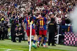 لقطات من مباراة برشلونة وريال مدريد (صور)