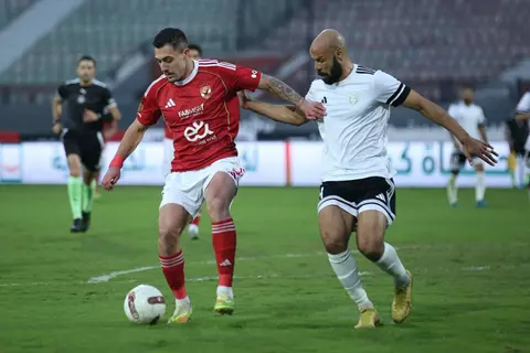 لقطات من مباراة الأهلي وطلائع الجيش (صور)