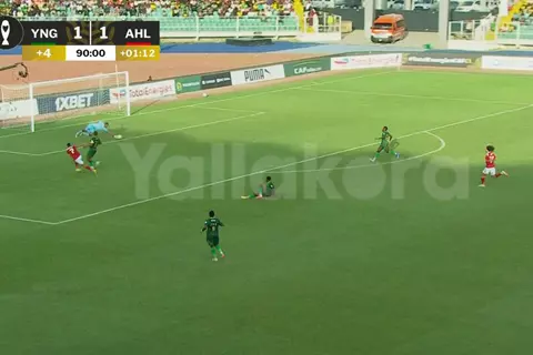 لم تذع تلفزيونيا.. هدف ضائع من تريزيجيه أمام يانج أفريكانز في الوقت القاتل