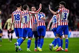 لقطات من مباراة أتلتيكو مدريد وبرشلونة (صور)