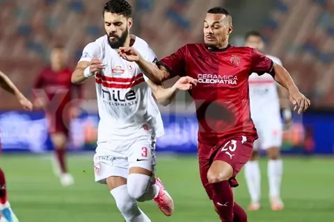لقطات من مباراة الزمالك وسيراميكا كليوباترا
