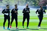  لقطات من مران منتخب مصر قبل مواجهة بلجيكا (صور)