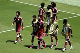 احتفال لاعبي منتخب قطر أمام سويسرا (صور)