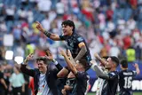 احتفال وفرحة لاعبي منتخب باراجواي بعد التأهل لدور الـ16 من كأس العالم
