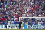 احتفالات لاعبي فرنسا بالتأهل لنصف نهائي كأس العالم (صور)