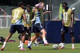 مران منتخب إنجلترا استعدادا لمواجهة الأرجنتين في نصف نهائي كأس العالم