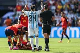 لقطات من مباراة إسبانيا والأرجنتين في نهائي كأس العالم (صور)