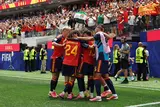 لقطات من مباراة إسبانيا والنمسا في كأس العالم (صور)