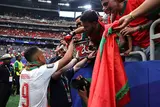فرحة لاعبي منتخب المغرب بعد التأهل إلى ربع نهائي كأس العالم (صور)