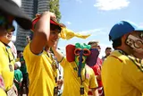 أجواء الجماهير قبل مباراة سويسرا وكولومبيا في كأس العالم (صور)