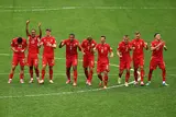 فرحة لاعبي سويسرا بعد التأهل لدور ربع النهائي في كأس العالم (صور)