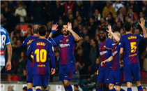هدفا برشلونة في اسبانيول