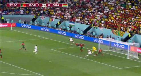 هدف غانا الأول أمام البرتغال (أندريه أيو)