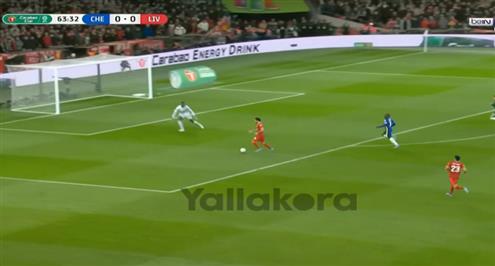 محمد صلاح يهدر انفراد أمام تشيلسي